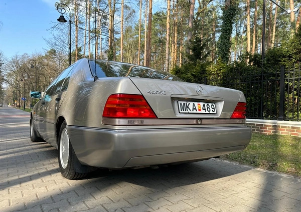 Mercedes-Benz Klasa S cena 77400 przebieg: 137000, rok produkcji 1992 z Warszawa małe 781